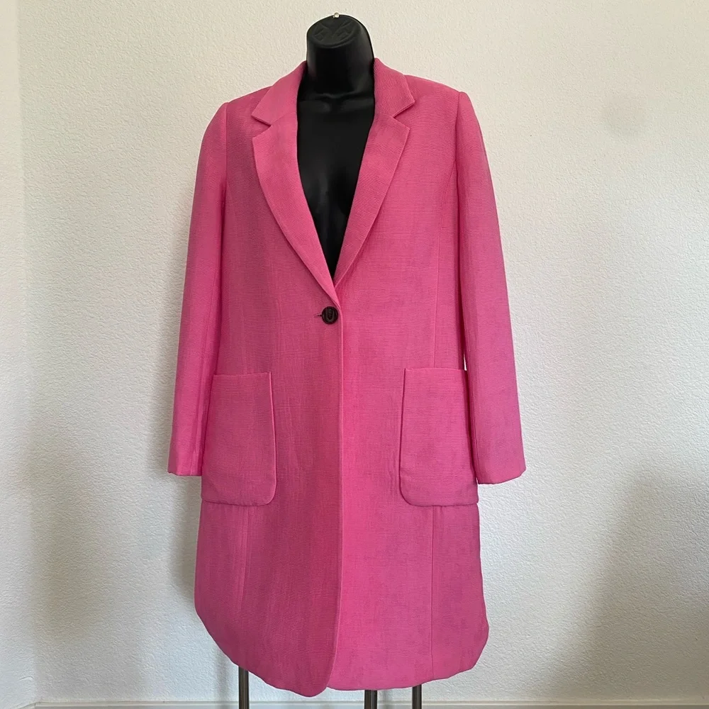 Pink long blazer - Picture 1 of 3
